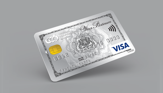 Платинена кредитна карта Visa 